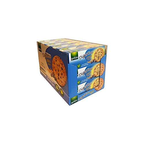 Gullón caja con 15 paquetes de galletas de Avena con Chocolate Digestive 425g, Total: 6,38 kg