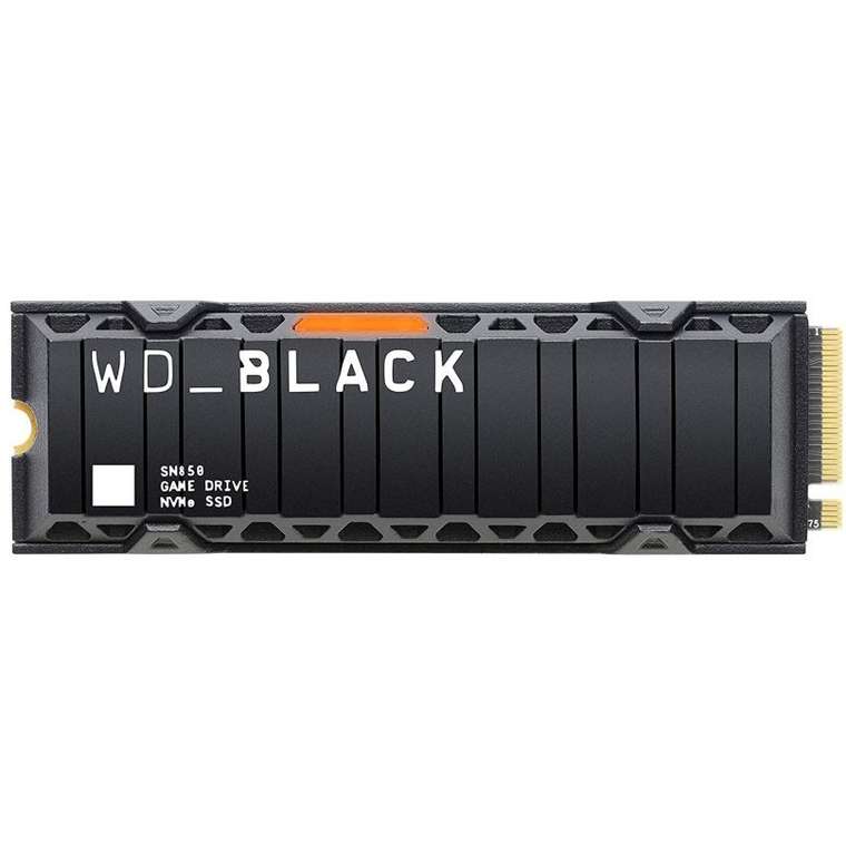 WD BLACK SN850 1TB SSD NVMe PCLe 4.0 con Disipador Térmico