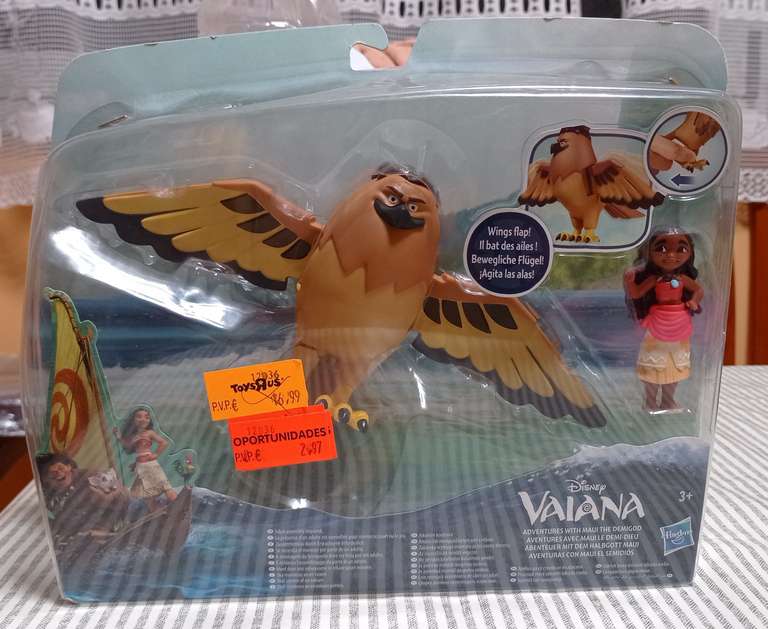 Figuras Disney: Vaiana y Maui halcón Toy's Rus de León