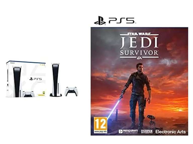 Playstation 5 Consola Disco + Star Wars Jedi: Survivor PS5 Videojuego