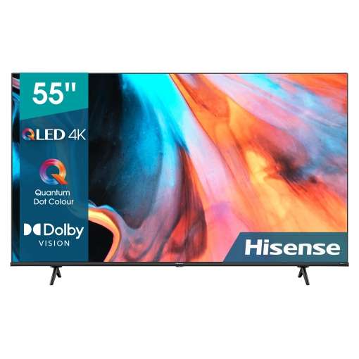 TV QLED 139,7 cm (55") Hisense 55E78HQ, 4K UHD, Smart TV