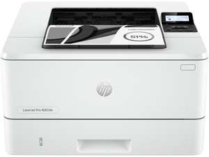Impresora Láser - HP LaserJet Pro 4002dn, Blanco y Negro, 1200 x 1200 DPI, 40 ppm, HP Smart, Blanco