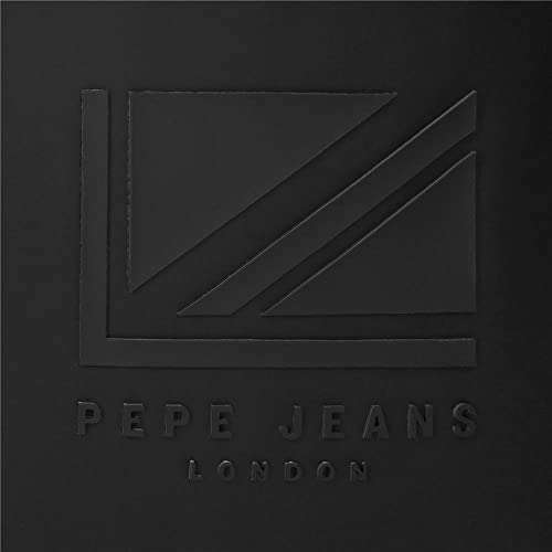 Pepe Jeans Bromley LDN Bandolera Negro 15x19,5x6 cms Poliéster con detalles en Piel Sintética