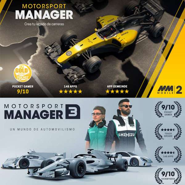 Motorsport Manager Mobile 2 y 3 [Android, IOS], Chef Life - BON APPÉTIT PACK [Steam]