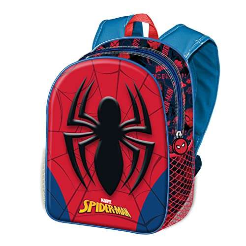 Karactermania Spiderman Spider Mochila 3D Pequeña, Rojo