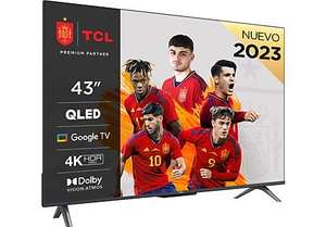 TV QLED 43" - TCL 43C645, UHD 4K, Quad Core, Smart TV, Dolby Atmos