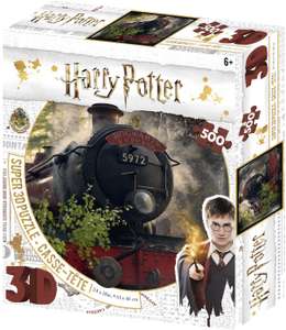 Super 3D Puzzle Harry Potter - 2 Modelos: Howgarts Express y Dragón (500 piezas)