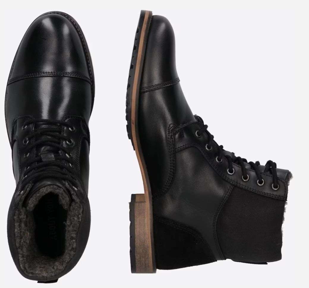 Botas con cordones 'Hans' ABOUT YOU en Negro ( N° 40 Al 45 ) » Chollometro