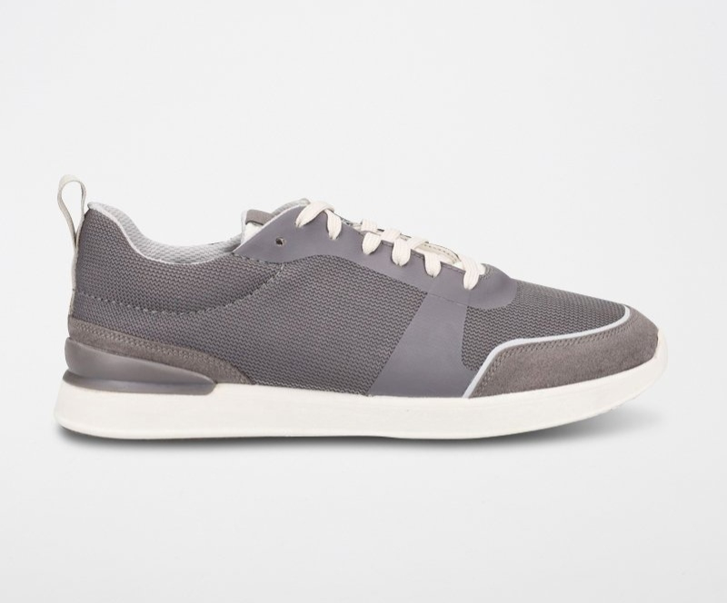 Zapatillas CLARKS - Tenis LT - Gris y blanco- Tallas 43-44,5 y 46