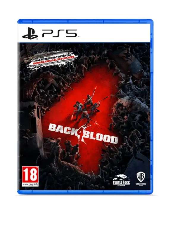 PS5 Back 4 Blood (Vendedor MediaMarkt) y en Ps4