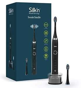 Silk'n SonicSmile Black - Cepillo de dientes eléctrico para dientes limpios y blancos, 31.000 vibraciones, color negro