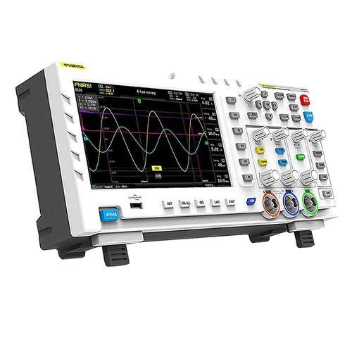 Osciloscopio digital FNIRSI 1014D 2 en 1, 2 canales, Pantalla 7" , 100 MHz, frecuencia 1GSa/s, generador de señal DDS - Enchufe UE