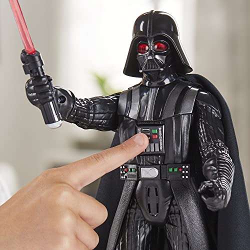 Star Wars - Galactic Action - Darth Vader - Figura electrónica interactiva a Escala de 30 cm