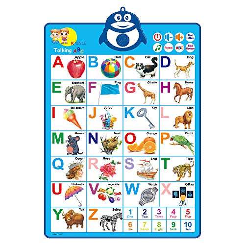 Tabla de Alfabeto Interactivo Electrónico, Aprendiendo ABC,123 - Juguete Aprendizaje
