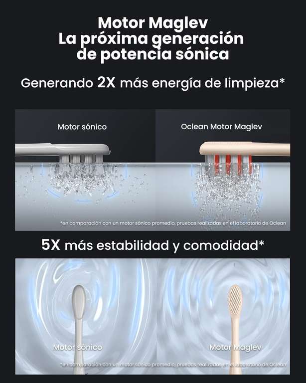 Oclean X Pro Digital Cepillo de dientes sónico eléctrico Dorado