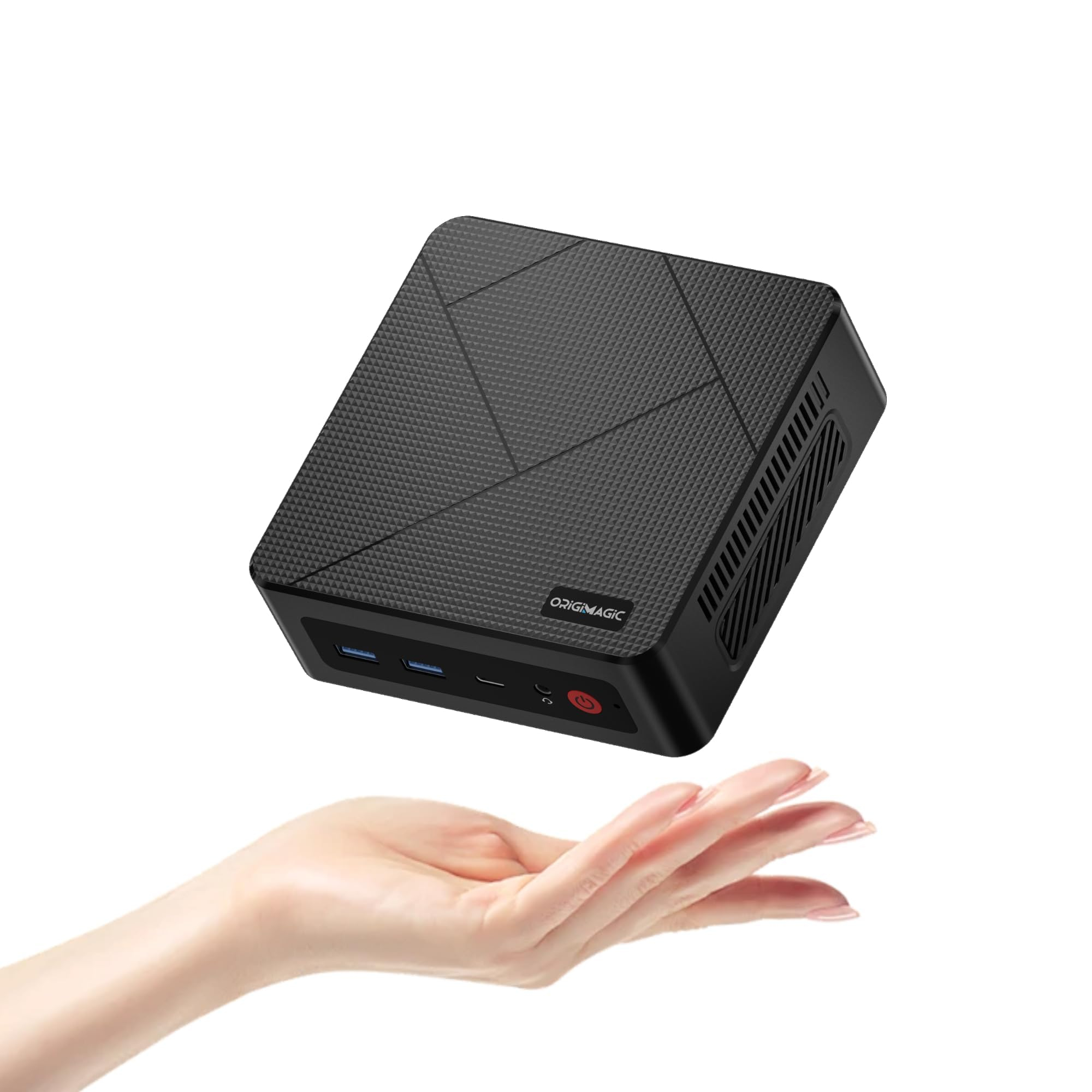 C4 Air Mini PC Light Gaming Ryzen 5 3500U(Beat N150, hasta 3.7GHz) 8 GB DDR4/256 GB SSD Mini Ordenador Triple Pantalla/Pre-OS 11 Pro/WiFi 5