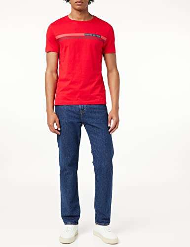 Tommy Hilfiger Corp Chest Front Logo tee Camiseta para Hombre 