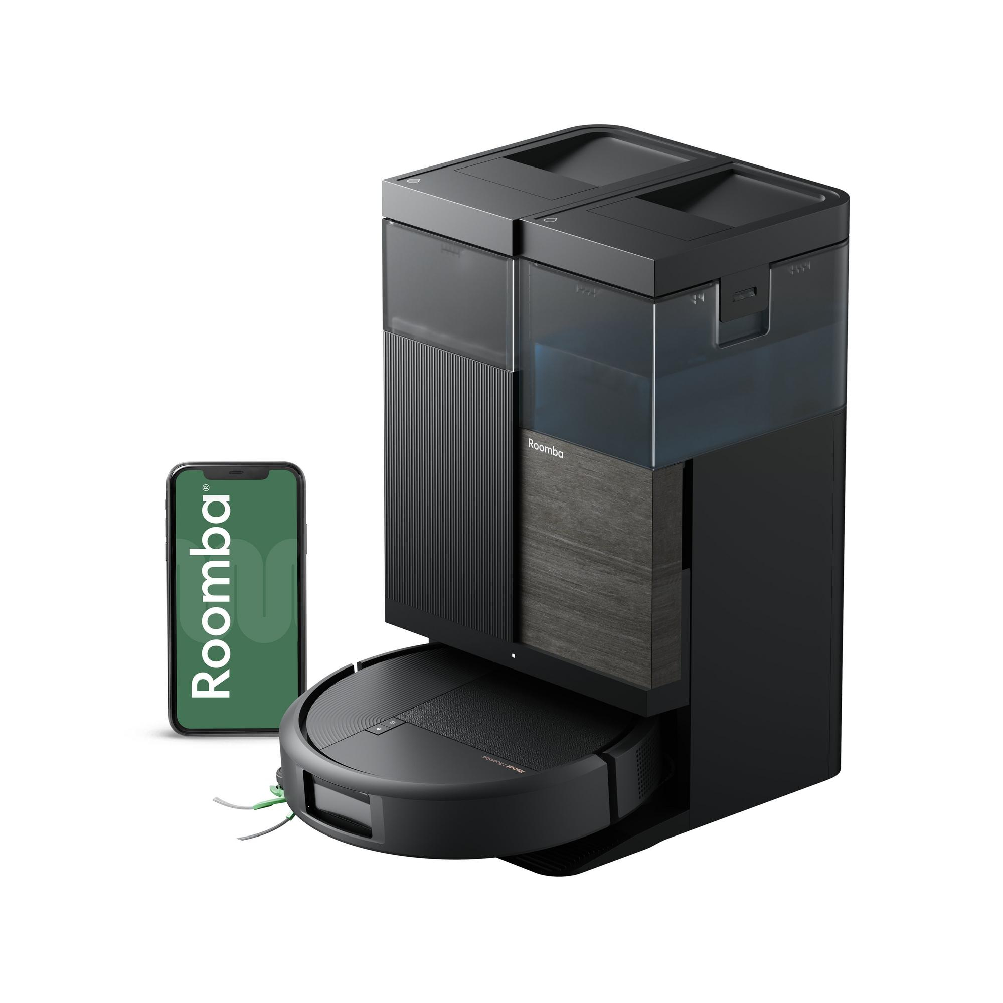 Robot Roomba Plus 575 Combo con Base AutoWash - Negro