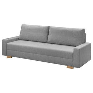 Sofá cama 3 plazas, gris IKEA