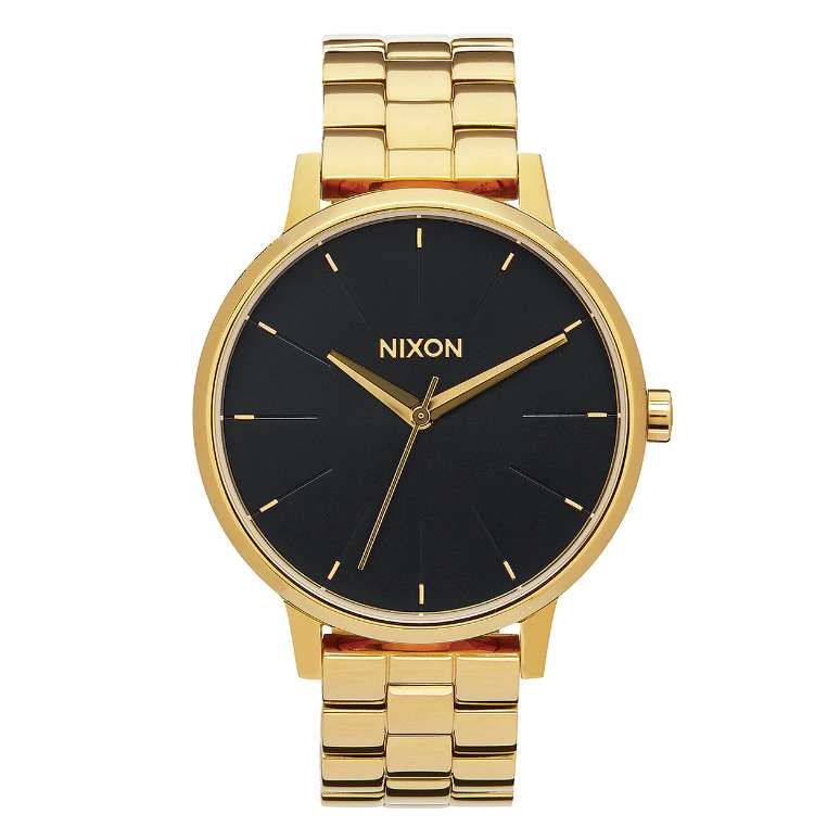 Reloj dorado y negro Kensington de Nixon
