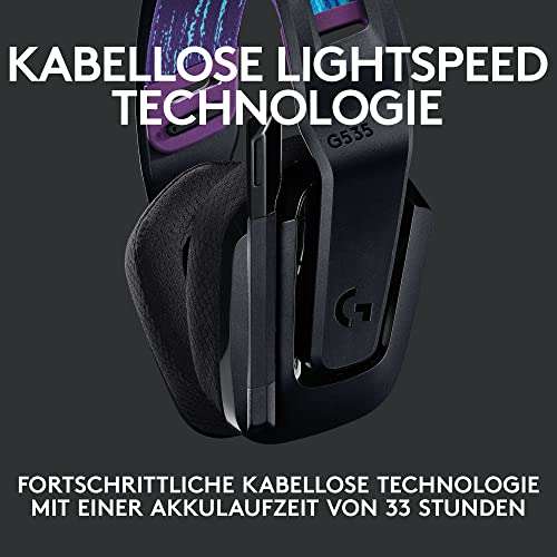 Logitech G535 LIGHTSPEED para gaming Auriculares inalámbricos con micrófono - Auriculares supraaurales ligeros