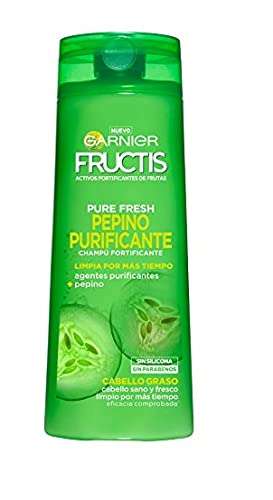 Garnier Fructis Champú Pure Fresh Pepino Purificante - 360 ml