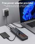 WENTER Hub USB 3.0 Alimentado 11 en 1, 7 Puertos USB 3.0 y 4 Puertos Quick Charge Indicador LED con Adaptador de Corriente 36W para PC