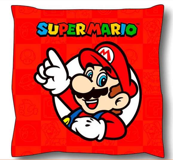 Cojin Super Mario Bros: Mario, Supermario O Personajes. Recogida gratis en tienda