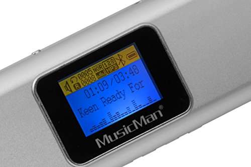 MusicMan Estación de sonido portátil con Bluetooth DAB+ Tomada de radio FM Altavoz estéreo con de manos libres Reproductor MP3 Pantalla LCD