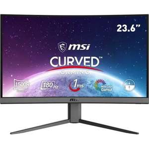 MSI G24C4 E2 - Monitor Curvo 23.6" VA LED FullHD (1920x1080) 180 Hz, 1ms, HDMI: 1.4b, DisplayPort: 1.2a, FreeSync Premium