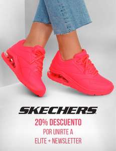 Unete a la Newsletter de Skechers y consigue un 20% de descuento ( Proxima compra )