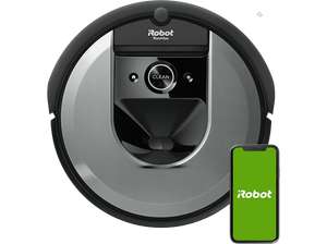Robot aspirador - iRobot Roomba i7, Limpieza por reconocimiento de objetos, Asistente de voz, Wi-Fi, Negro