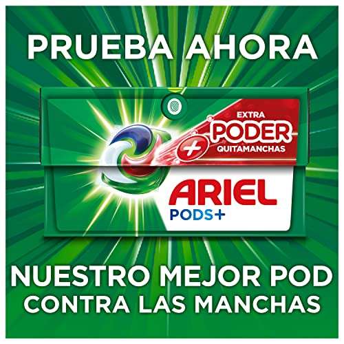 Megapack Ariel Detergente Lavadora Liquido, 96 Lavados (4x24), Quitamanchas