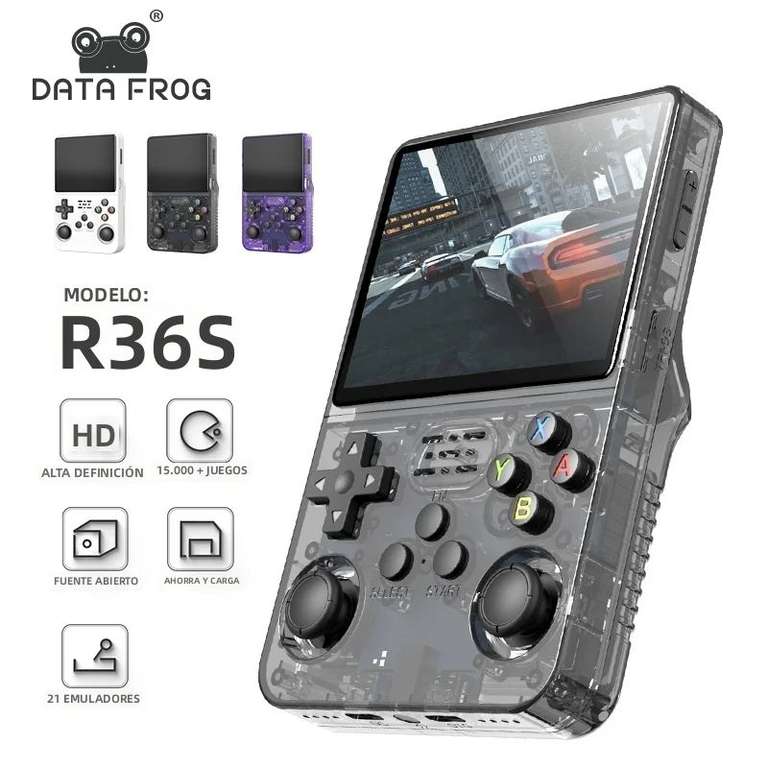 R36S Consola portátil emuladora