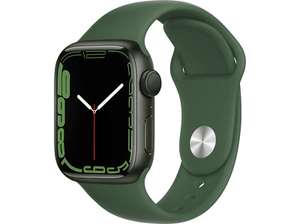 Apple Watch Series 7, GPS, 41 mm, Caja de aluminio, Correa deportiva Verde(Vendedor MediaMarkt)