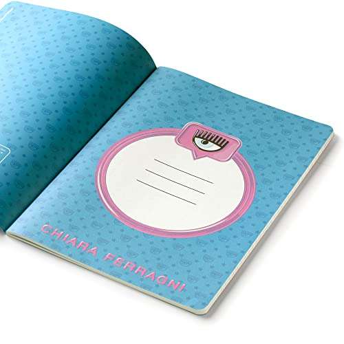 Pigna Maxi cuadernos A4, paquete de 5 unidades, mezcla fantasy B, 5M, cuadros 5 mm