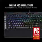 Corsair K95 RGB Platinum USB Teclado Mecánico para Juegos (Cherry MX Speed: Rápido y altamente preciso)