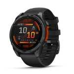 Garmin fēnix 8-47mm - Reloj de Alto Rendimiento GPS Multideporte con Pantalla táctil AMOLED, Linterna LED, Altavoz y micrófono Integrados