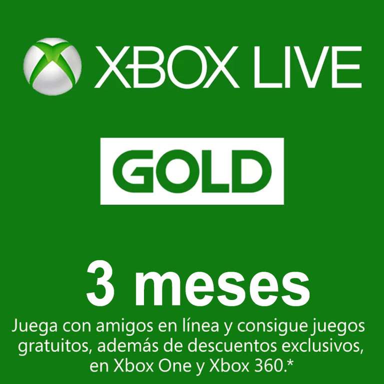 3 meses Xbox Live y Cupón 12% (Selección)