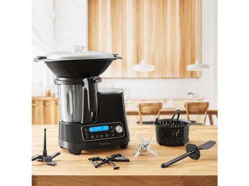 Robot de cocina - Moulinex ClickChef HF4SPR30, 5 programas, 32 funciones, 13 velocidades. Vendido por Mediamarkt.
