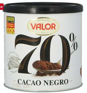 Cacao negro 70% Valor