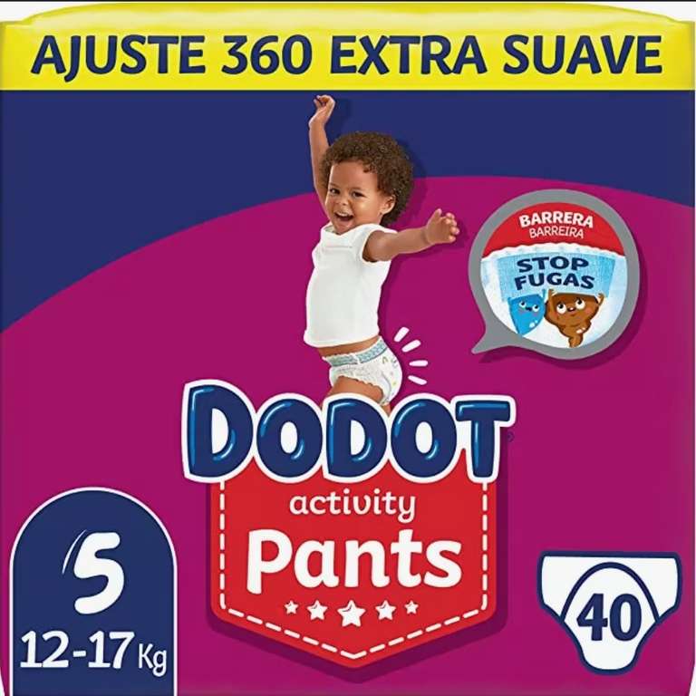 Dodot Activity Pants Pañales Bebé, Tallas 4,5,6.
