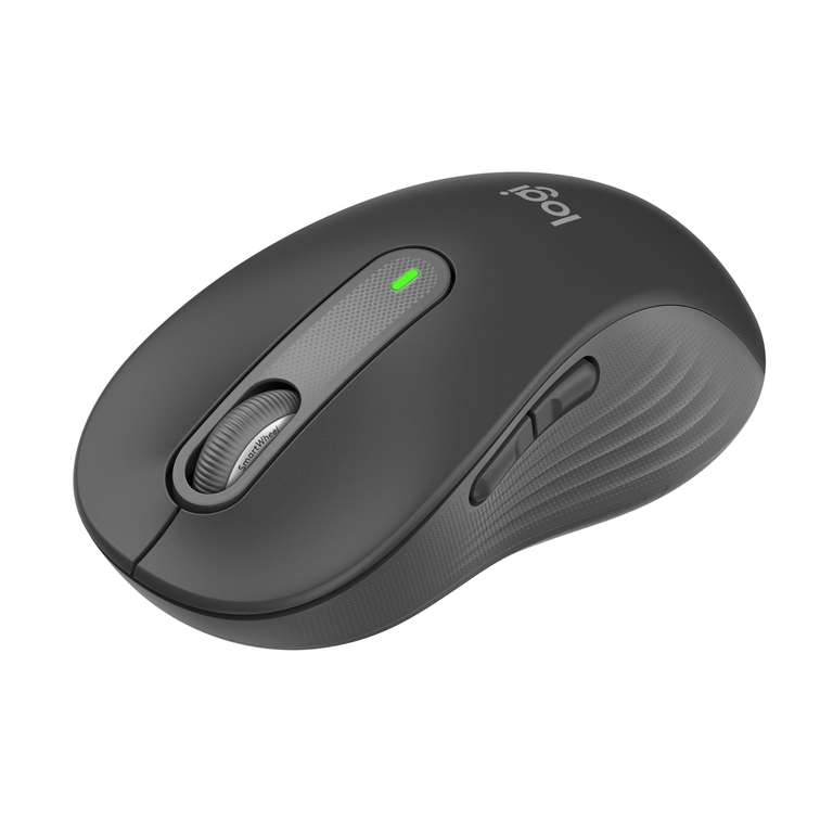 Logitech Signature M650 L ratón inalámbrico de tamaño Normal (Grafito)