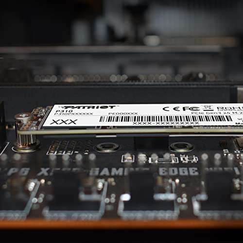 Patriot P310 M.2 PCIe Gen 3 x4 1.92TB SSD de bajo Consumo - P310P192TM28