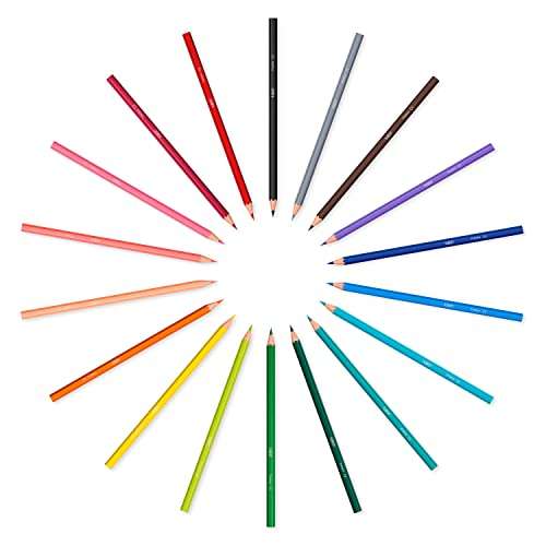 BIC Kids Tropicolors - Blíster de 18 unidades, lápices de colores surtidos