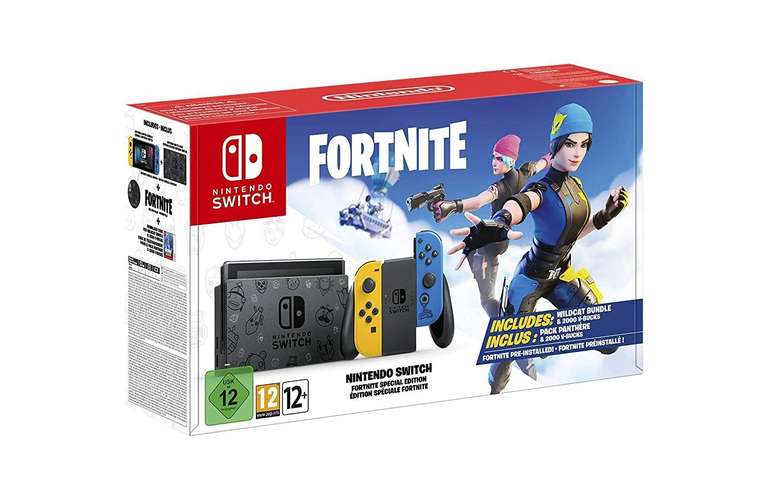 Nintendo Switch V2 "Edición Especial Fortnite" por 254€