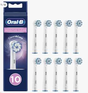 Pack de 10x Cabezales de Recambio Oral-B Sensitive Clean + Cepillo Manual Oral-B