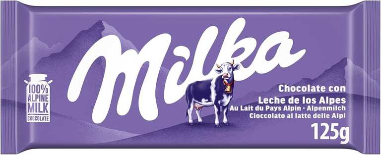 Imagen de 6 x Chocolate con leche MILKA, tab