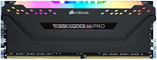 Corsair Vengeance Pro RGB - Módulo de 8 GB (1 x 8 GB) DDR4 3600 (PC4-28800) C18 1,35 V, optimizado AMD Ryzen