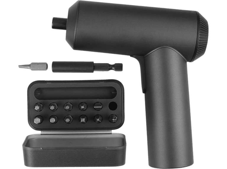 Destornillador de precisión - Xiaomi Mi Cordless Screwdriver, Inalámbrico, 2000 mAh, Varilla 6 cm, Negro